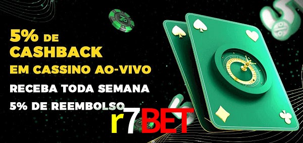 Promoções do cassino ao Vivo r7bet